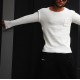 Men's Plain Classic Bottoming Simple Long-sleeved T-shirt