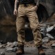 Men's Outdoor Comfortable Waterproof Ripstop Solid Color Training Overalls Trousers