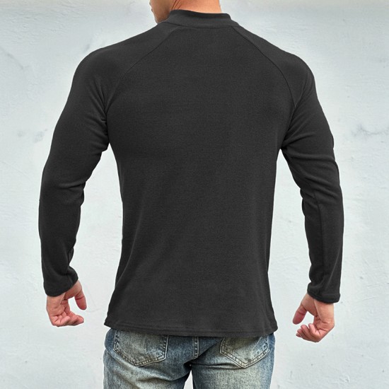 Men's Leisure Sports Pullover T-shirt