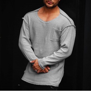 Men's Plain Classic Casual Long-sleeved T-shirt