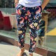 Floral print trousers