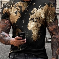 Casual printed men's T-shirt HF1601-01-04